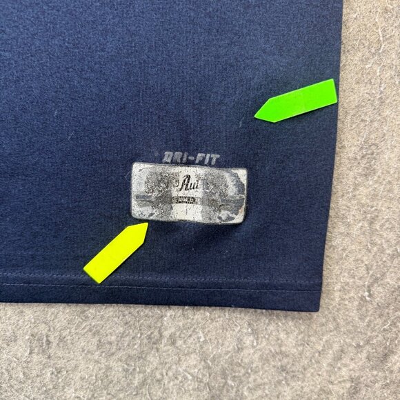 Milwaukee Brewers Nike Performance T-Shirt Men S Blue DRI-FIT Short Sleeve - Picture 5 of 15